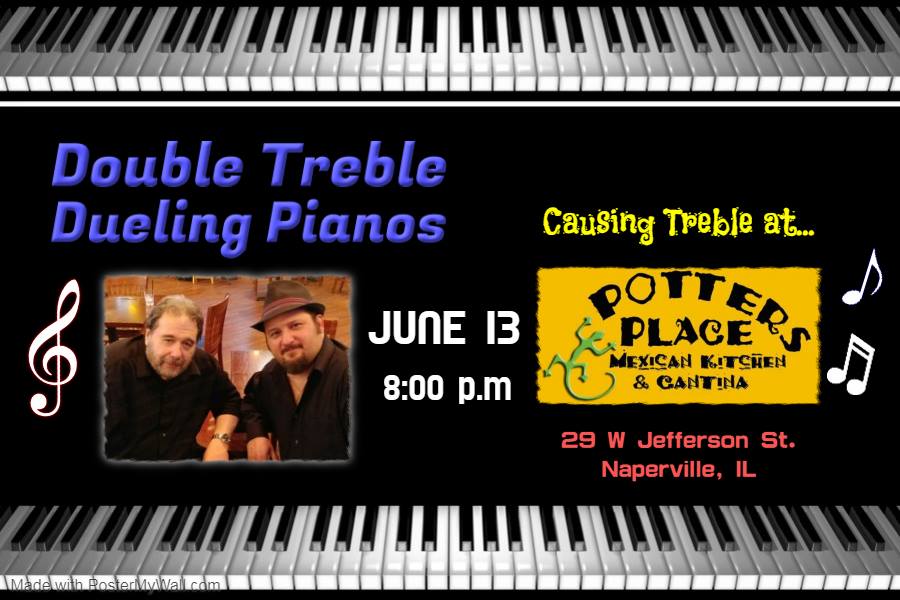 Double Treble Dueling Pianos