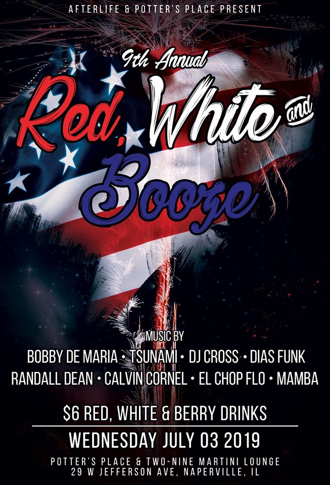 The 9th Annual Red, White & Booze 3rd of July Party!